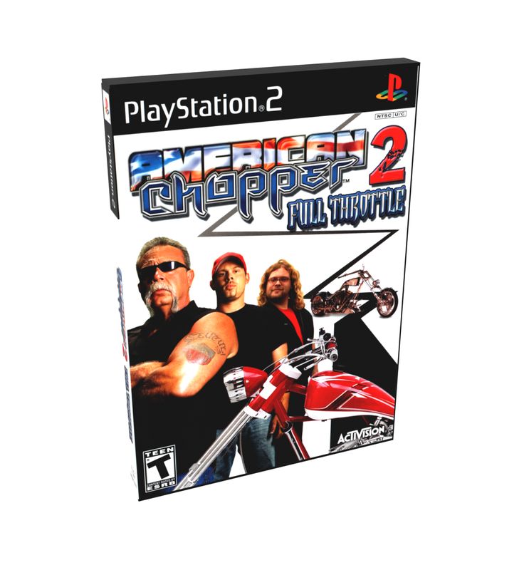 American Chopper 2 Full Throttle | NTSC | Playstation 2 | PS2 | En | Reproduction Case and Booklet - NO GAME