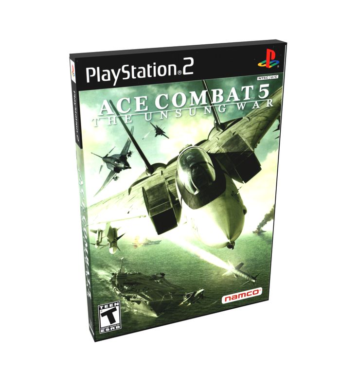 Ace Combat 5 The Unsung War | NTSC | Playstation 2 | PS2 | En | Reproduction Case and Booklet - NO GAME