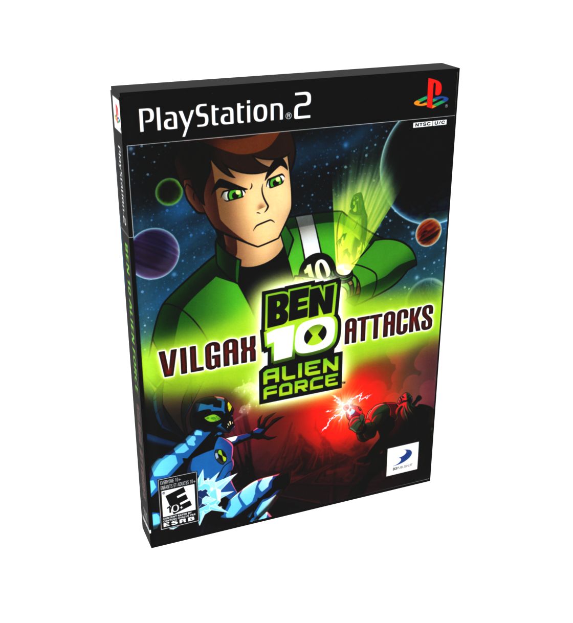 Ben 10 Alien Force Vilgax Attacks | NTSC | Playstation 2 | PS2 | En | Reproduction Case and Booklet - NO GAME