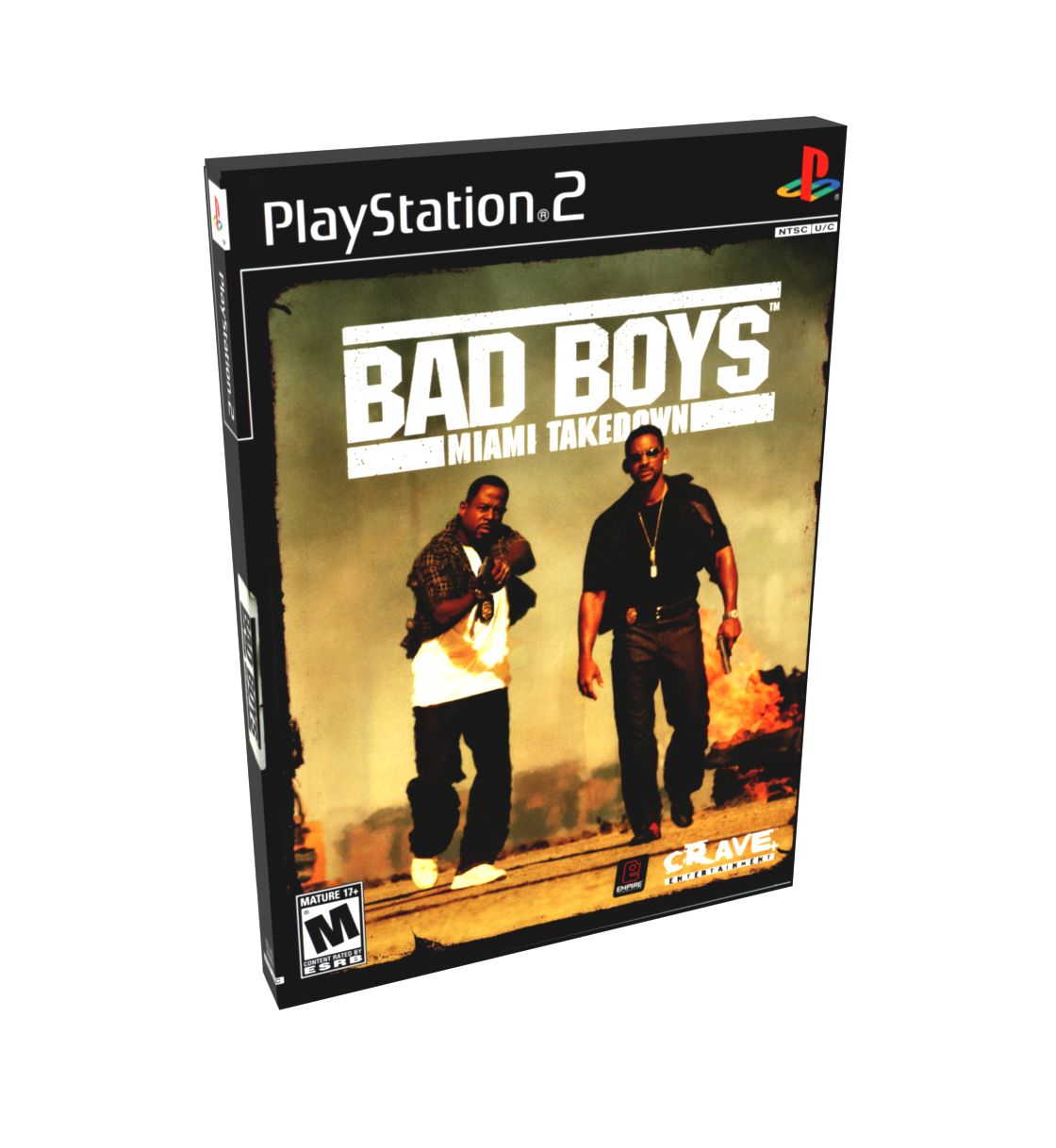 Bad Boys Miami Takedown | NTSC | Playstation 2 | PS2 | En | Reproduction Case and Booklet - NO GAME