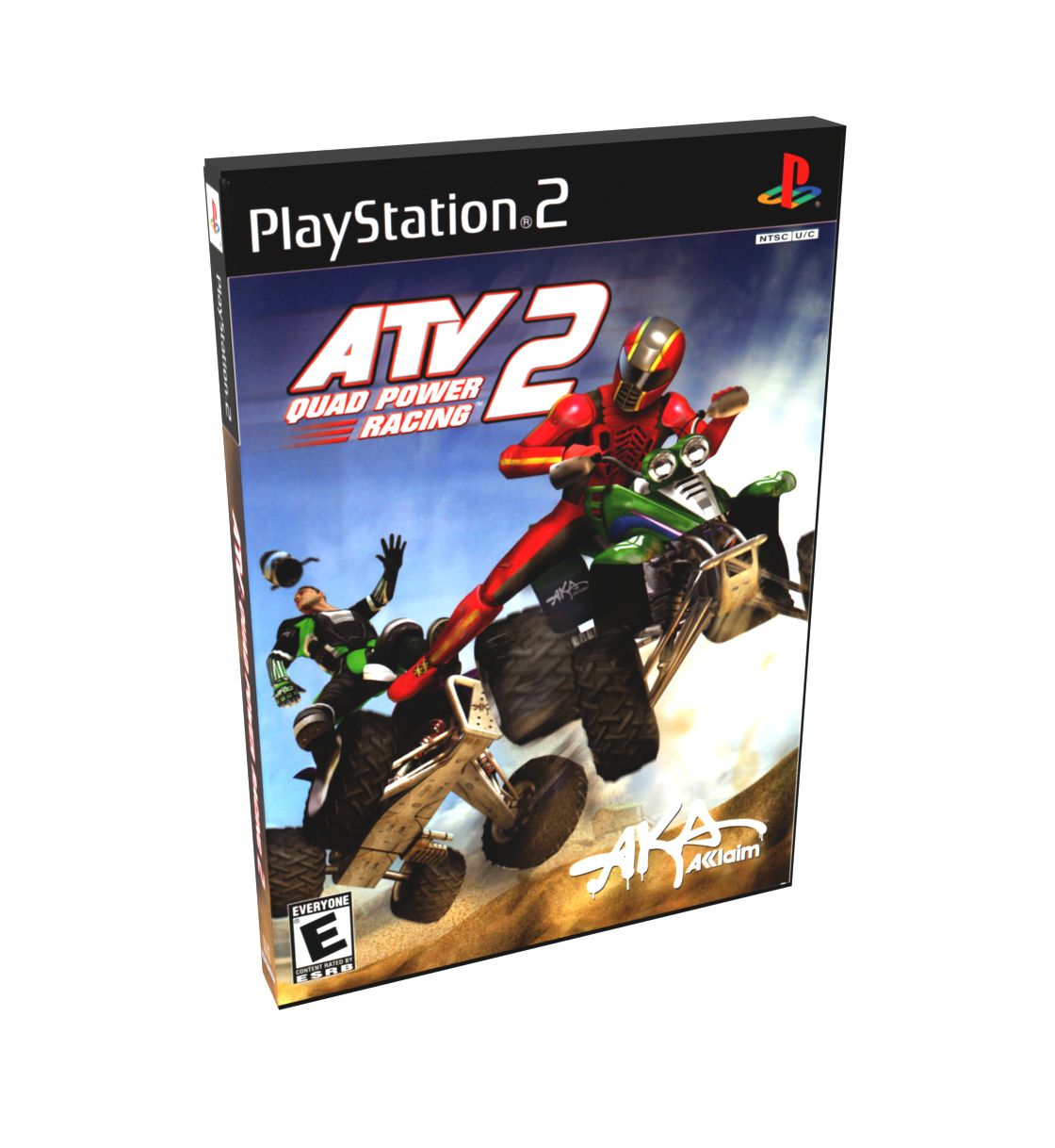 ATV Quad Power Racing 2 | NTSC | Playstation 2 | PS2 | En | Reproduction Case and Booklet - NO GAME