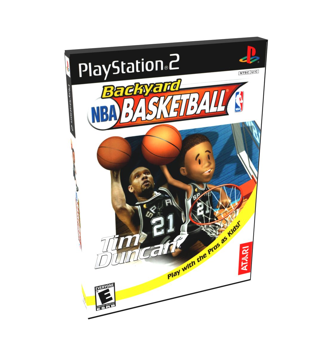 Backyard Basketball | NTSC | Playstation 2 | PS2 | En | Reproduction Case and Booklet - NO GAME