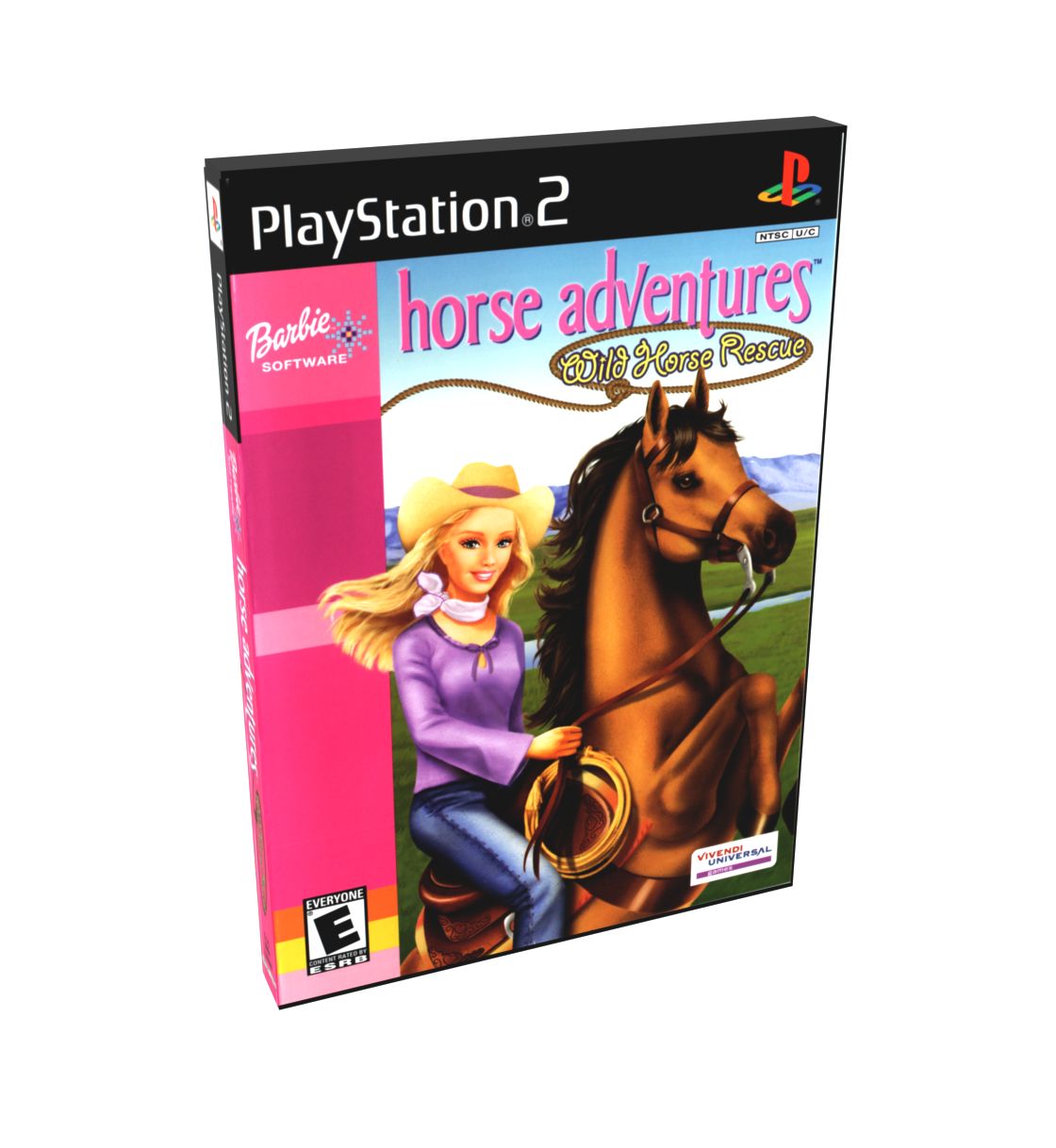 Barbie Horse Adventures Wild Horse Rescue | NTSC | Playstation 2 | PS2 | En | Reproduction Case and Booklet - NO GAME