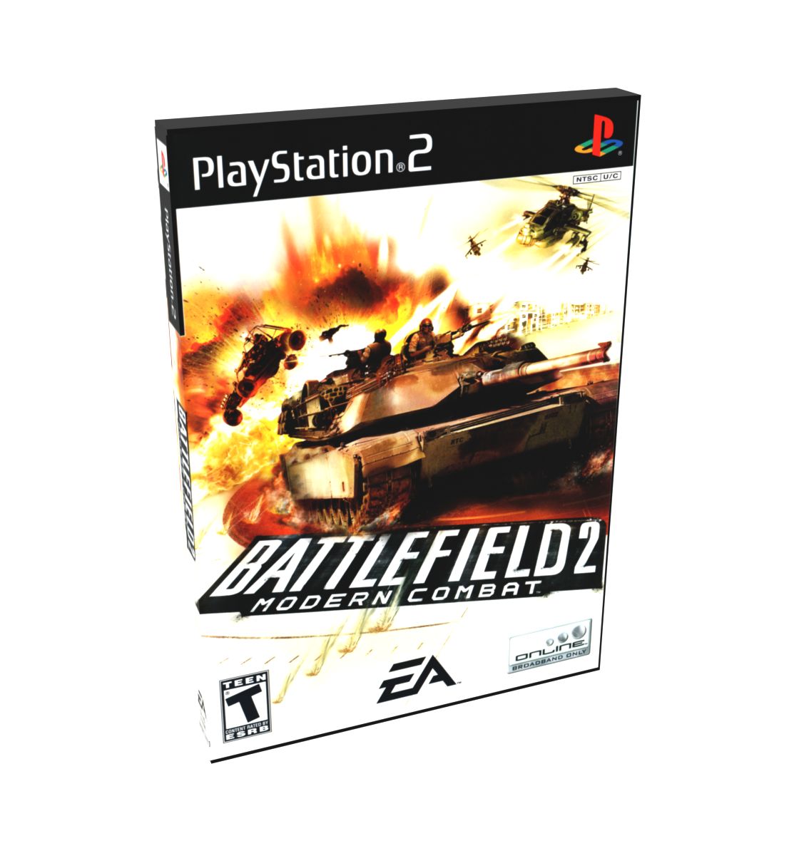 Battlefield 2 Modern Combat | NTSC | Playstation 2 | PS2 | En | Reproduction Case and Booklet - NO GAME