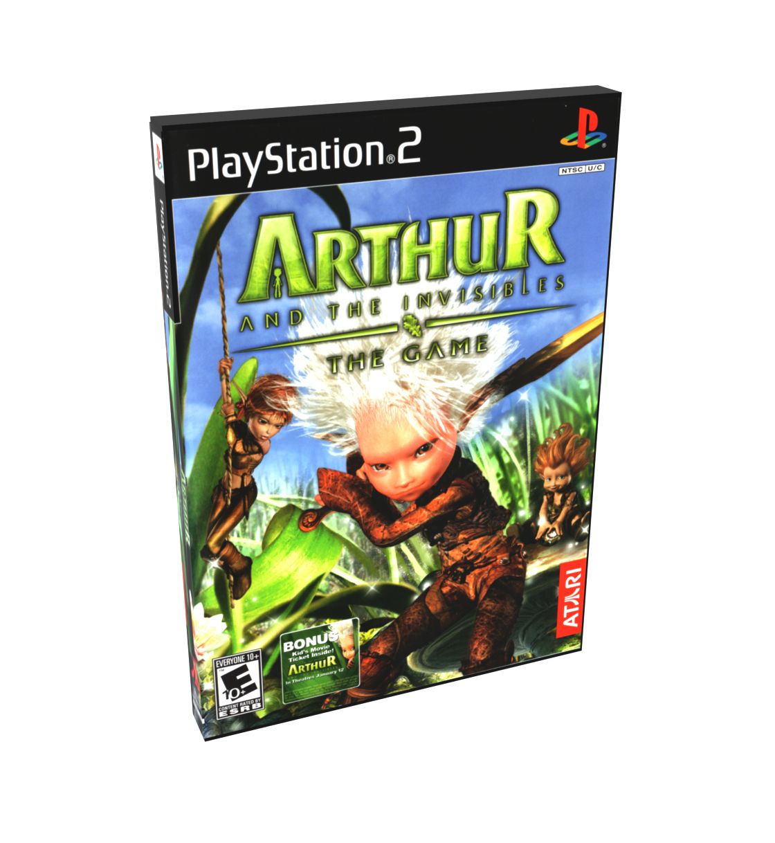 Arthur and the Invisibles The Game (Movie) | NTSC | Playstation 2 | PS2 | En | Reproduction Case and Booklet - NO GAME