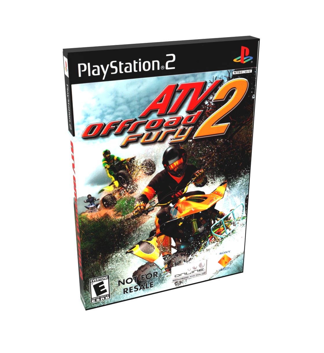 ATV Offroad Fury 2 (NFR) | NTSC | Playstation 2 | PS2 | En | Reproduction Case and Booklet - NO GAME