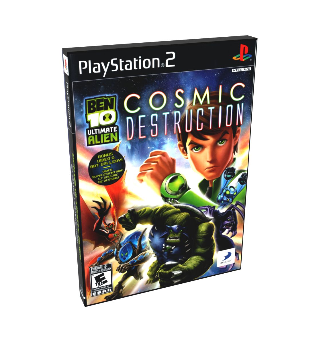 Ben 10 Ultimate Alien Cosmic Destruction | NTSC | Playstation 2 | PS2 | En | Reproduction Case and Booklet - NO GAME