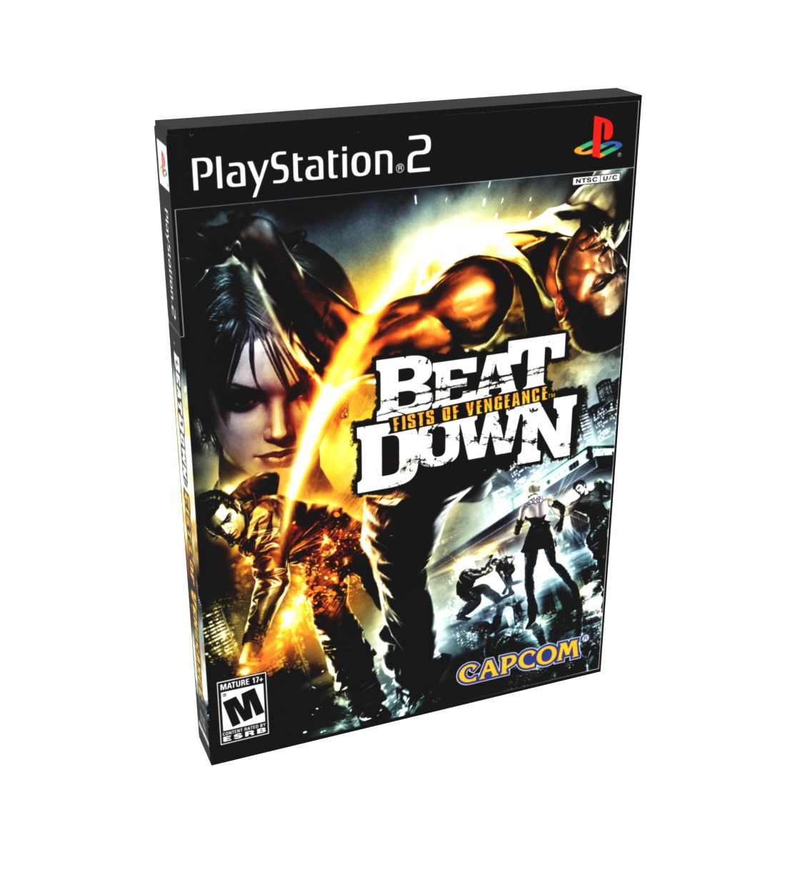 Beat Down Fists of Vengeance | NTSC | Playstation 2 | PS2 | En | Reproduction Case and Booklet - NO GAME