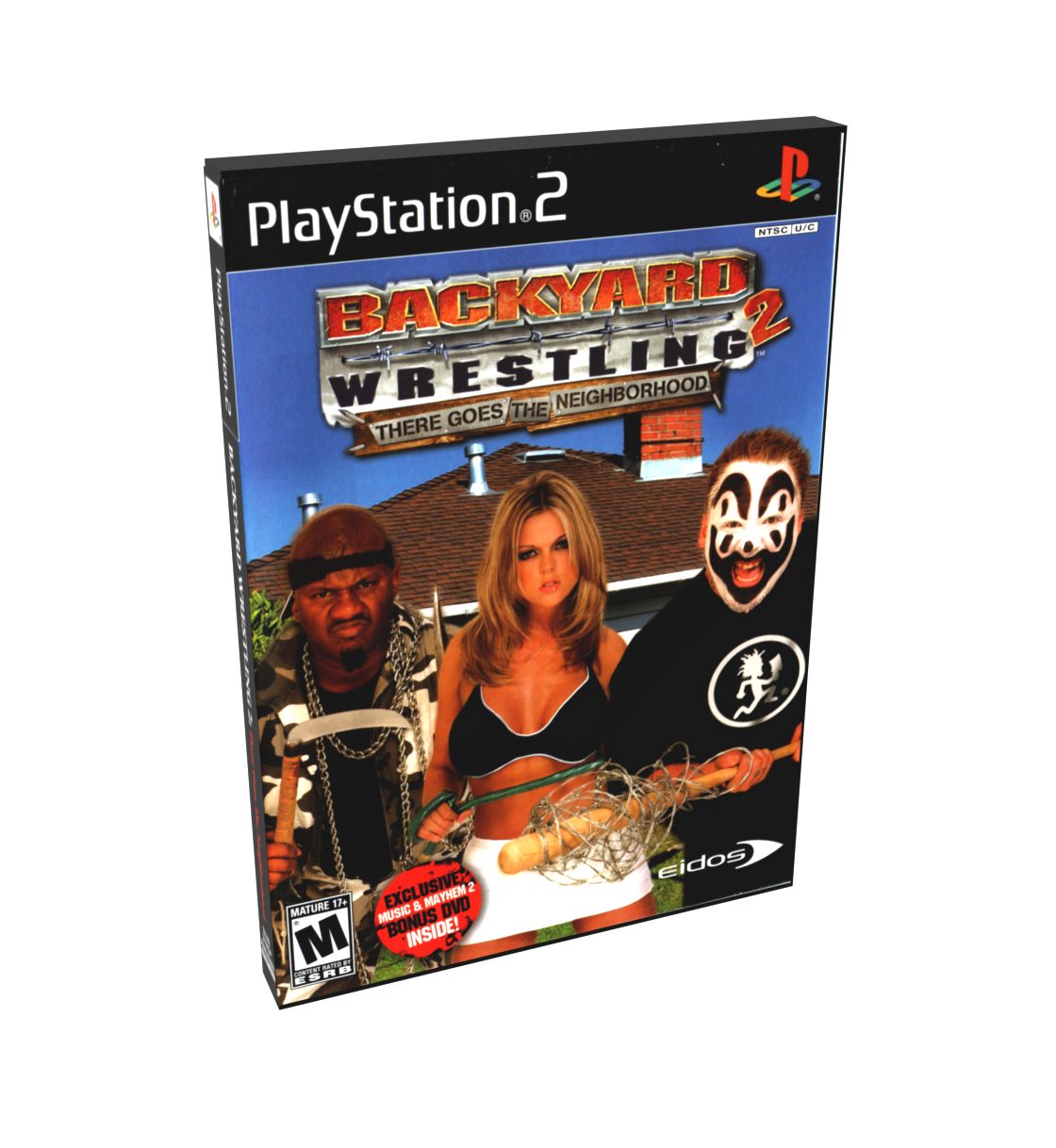 Backyard Wrestling 2 There Goes the Neighborhood (Soundtrack) | NTSC | Playstation 2 | PS2 | En | Reproduction Case and Booklet - NO GAME