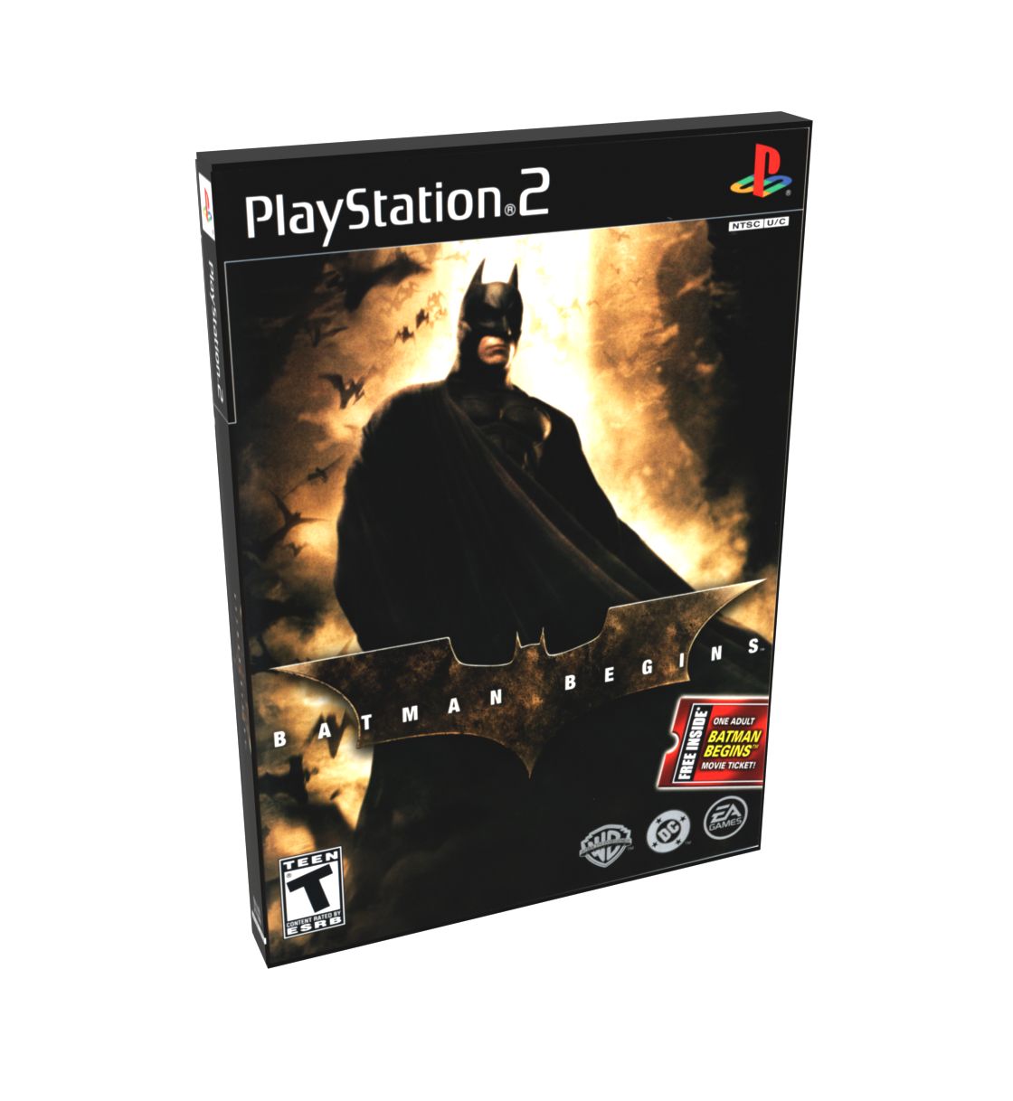 Batman Begins (Movie) | NTSC | Playstation 2 | PS2 | En | Reproduction Case and Booklet - NO GAME