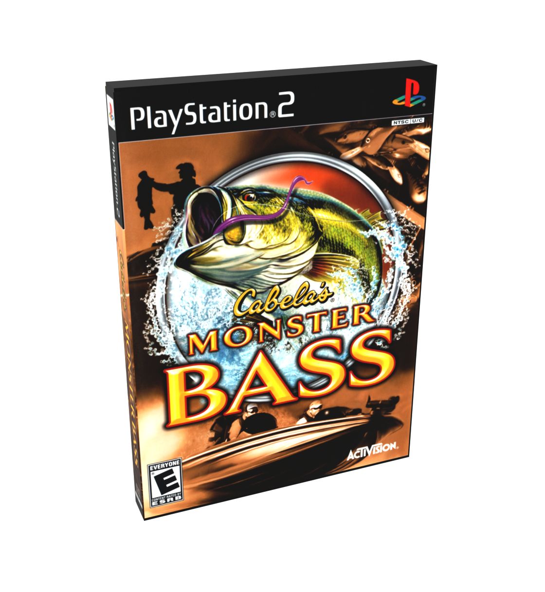Cabela&#39;s Monster Bass | NTSC | Playstation 2 | PS2 | En | Reproduction Case and Booklet - NO GAME