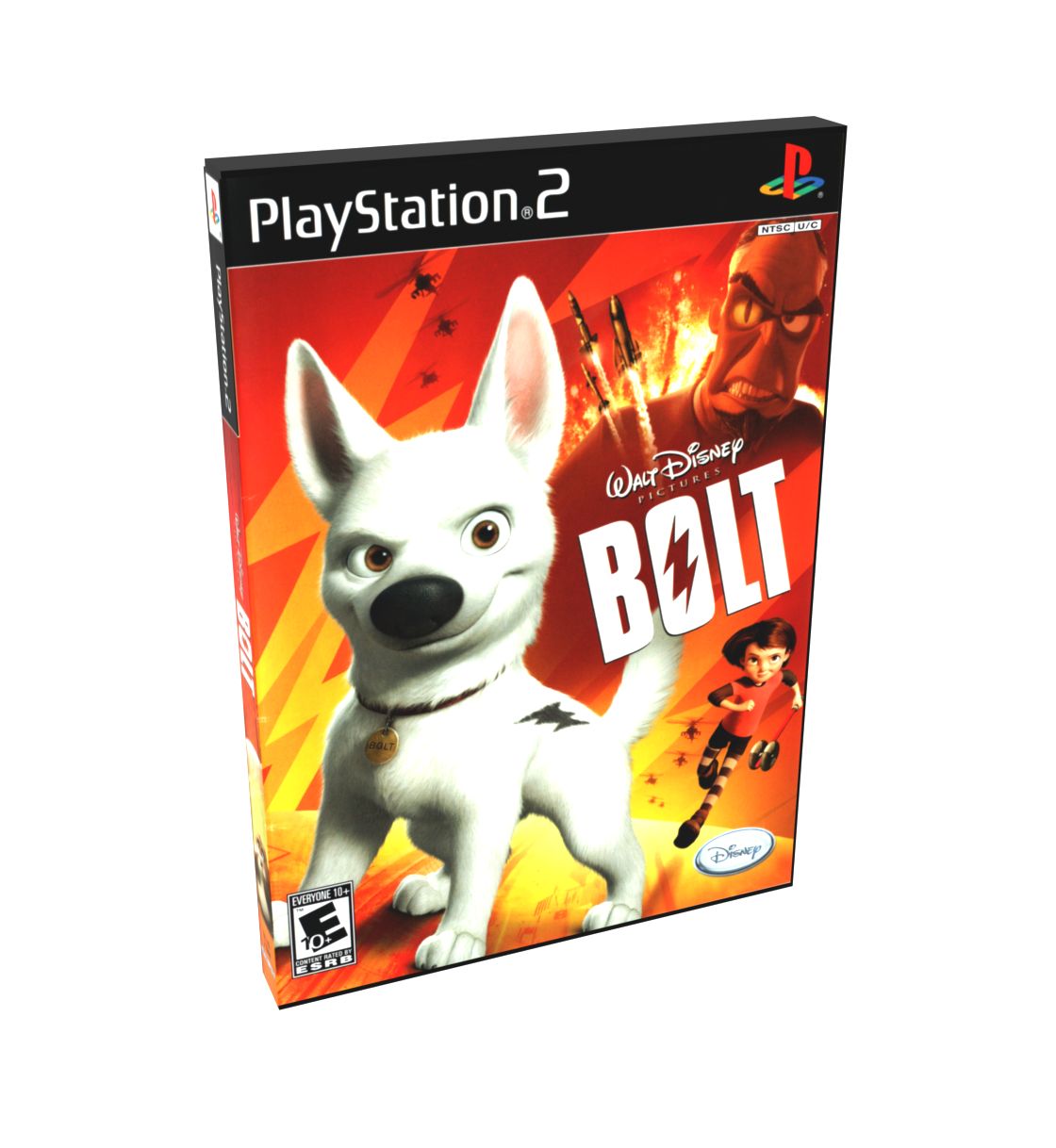 Bolt (Disney&#39;s) | NTSC | Playstation 2 | PS2 | En | Reproduction Case and Booklet - NO GAME