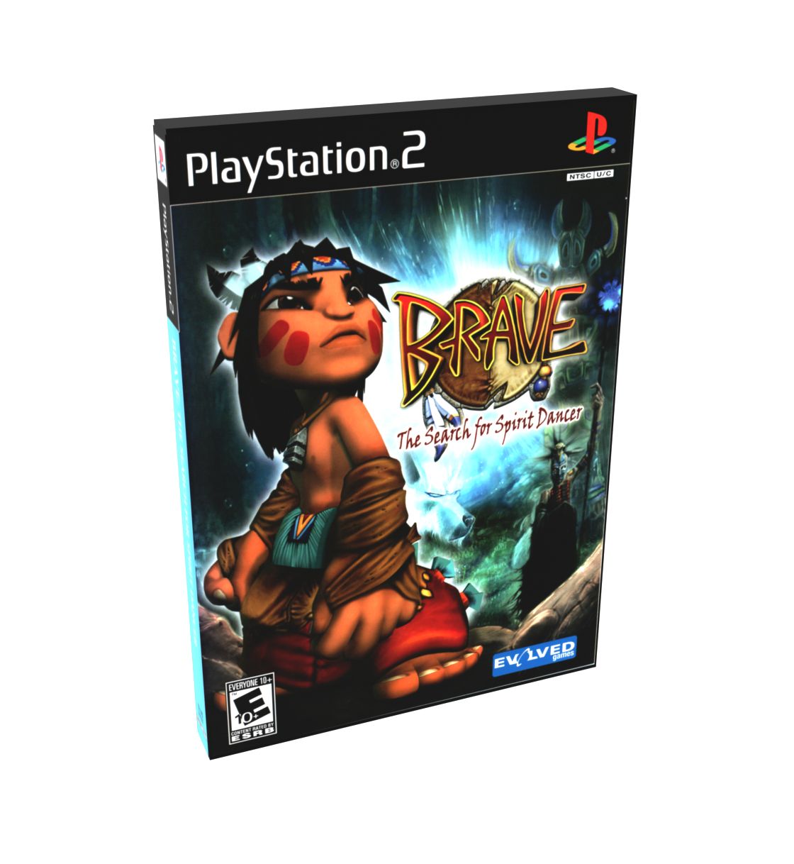 Brave The Search for Spirit Dancer | NTSC | Playstation 2 | PS2 | En | Reproduction Case and Booklet - NO GAME