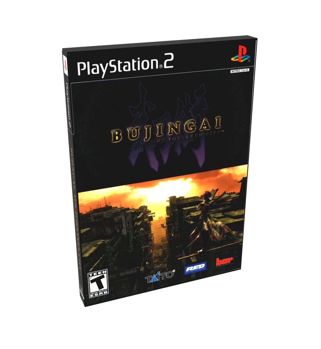 Bujingai The Forsaken City | NTSC | Playstation 2 | PS2 | En | Reproduction Case and Booklet - NO GAME