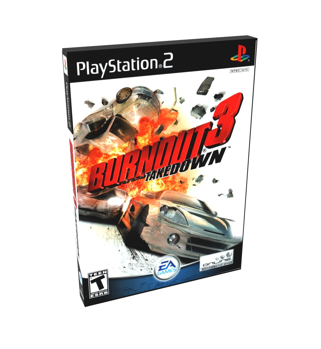 Burnout 3 Takedown | NTSC | Playstation 2 | PS2 | En | Reproduction Case and Booklet - NO GAME