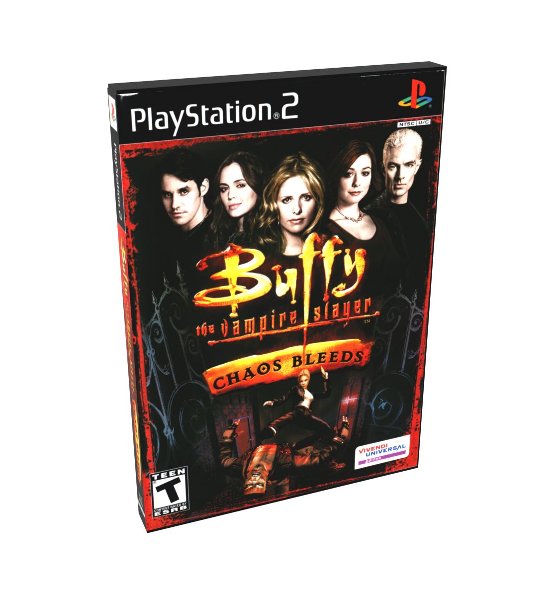 Buffy The Vampire Slayer Chaos Bleeds | NTSC | Playstation 2 | PS2 | En | Reproduction Case and Booklet - NO GAME