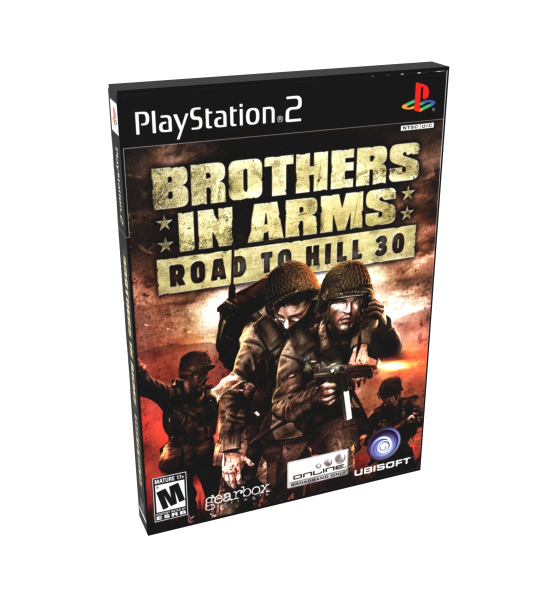 Brothers In Arms Road to Hill 30 | NTSC | Playstation 2 | PS2 | En | Reproduction Case and Booklet - NO GAME
