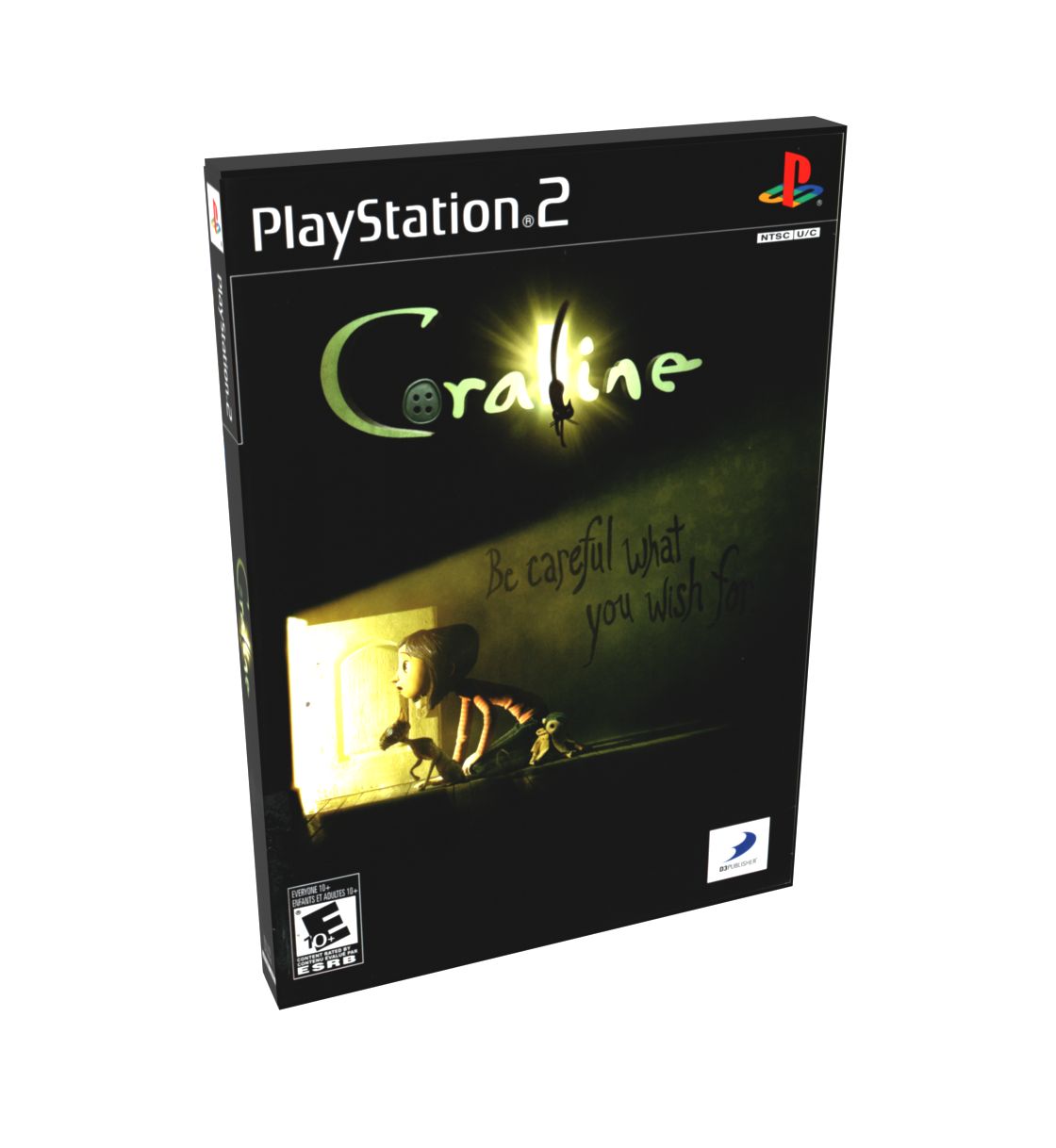 Coraline | NTSC | Playstation 2 | PS2 | En | Reproduction Case and Booklet - NO GAME