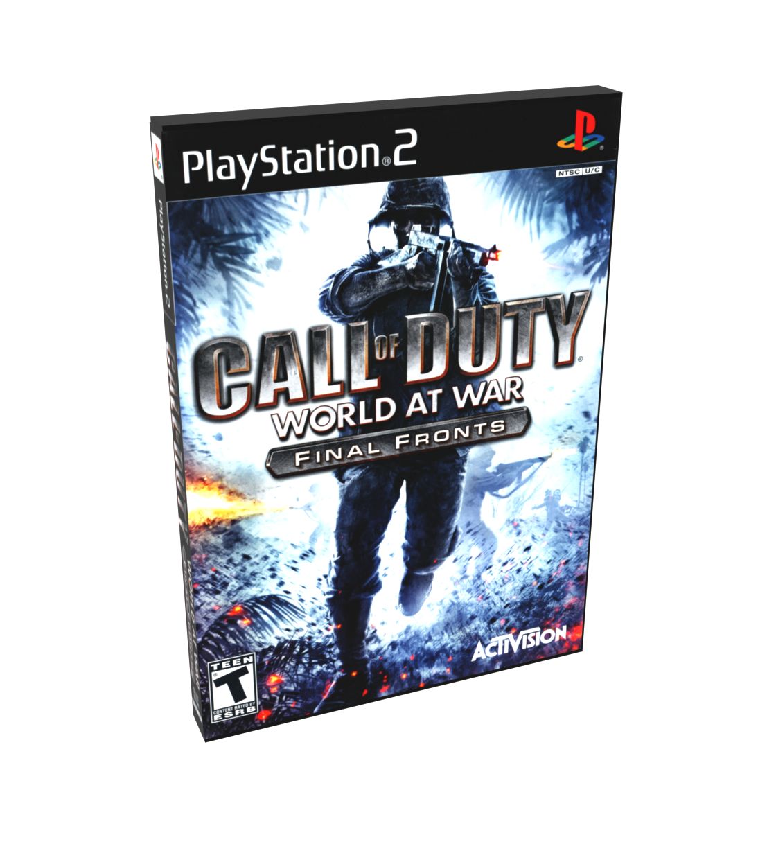 Call of Duty World at War Final Fronts | NTSC | Playstation 2 | PS2 | En | Reproduction Case and Booklet - NO GAME