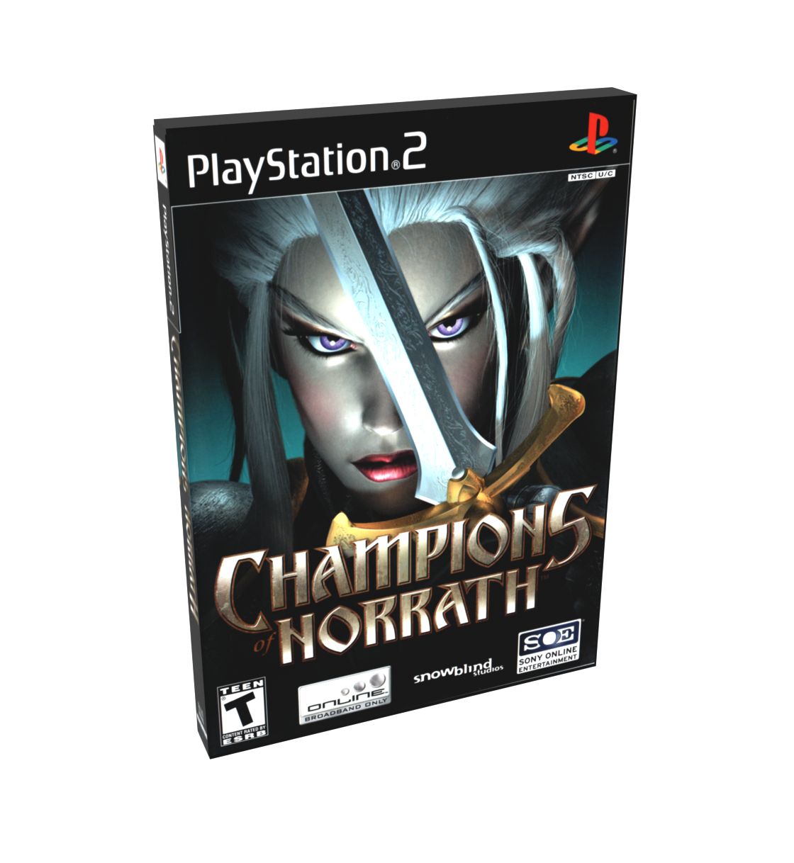 Champions of Norrath Realms of EverQuest | NTSC | Playstation 2 | PS2 | En | Reproduction Case and Booklet - NO GAME