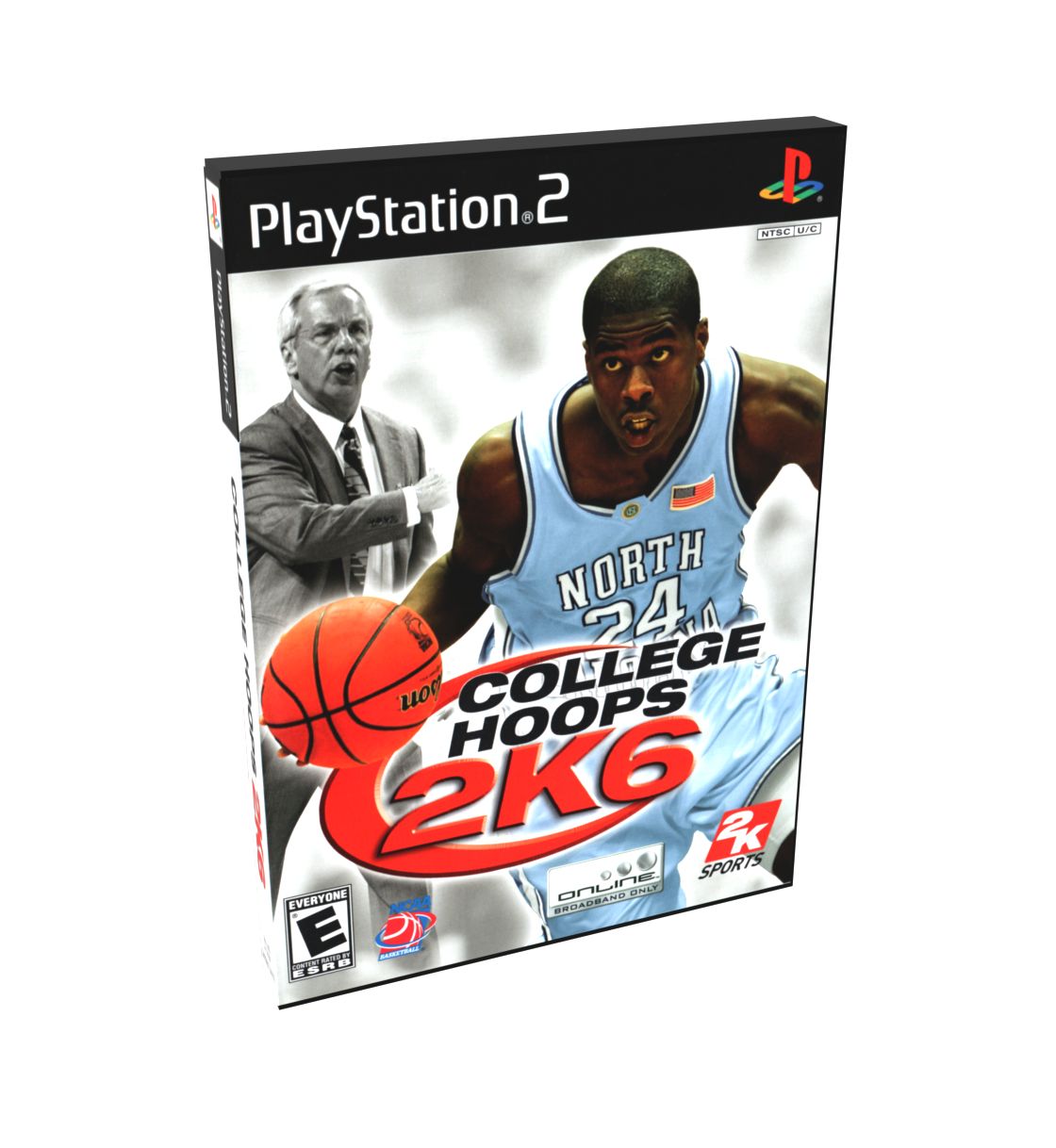 College Hoops 2K6 | NTSC | Playstation 2 | PS2 | En | Reproduction Case and Booklet - NO GAME