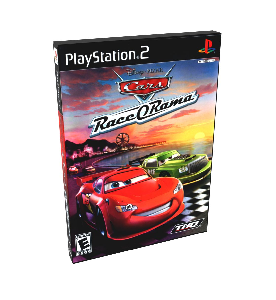 Cars (Disney Pixar) Race O Rama | NTSC | Playstation 2 | PS2 | En | Reproduction Case and Booklet - NO GAME
