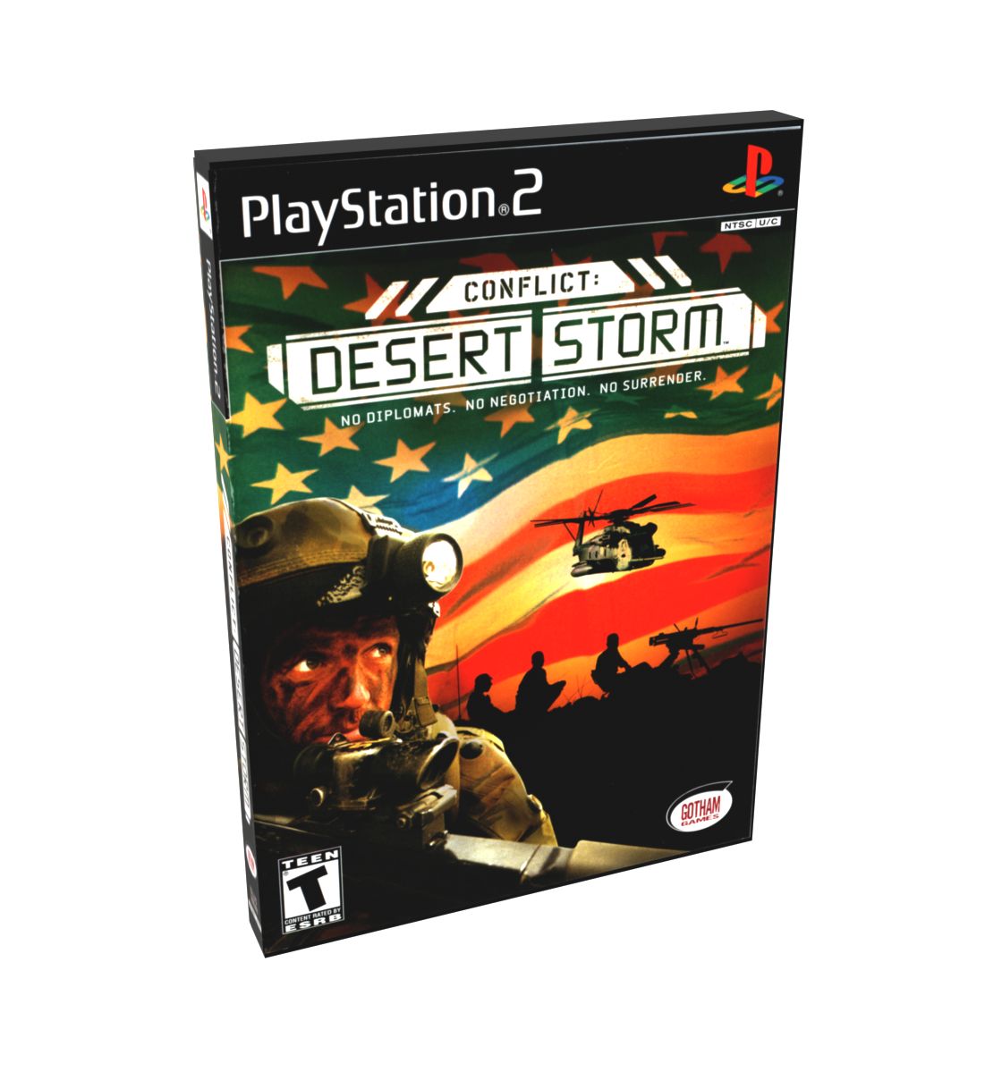 Conflict Desert Storm | NTSC | Playstation 2 | PS2 | En | Reproduction Case and Booklet - NO GAME