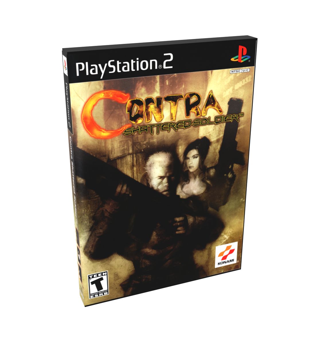Contra Shattered Soldier | NTSC | Playstation 2 | PS2 | En | Reproduction Case and Booklet - NO GAME
