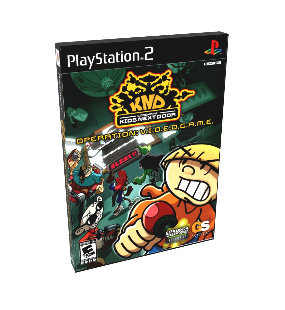 Codename Kids Next Door Operation V.I.D.E.O.G.A.M.E | NTSC | Playstation 2 | PS2 | En | Reproduction Case and Booklet - NO GAME