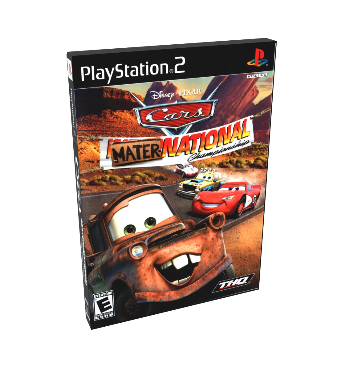 Cars (Disney Pixar) Mater National Championship | NTSC | Playstation 2 | PS2 | En | Reproduction Case and Booklet - NO GAME