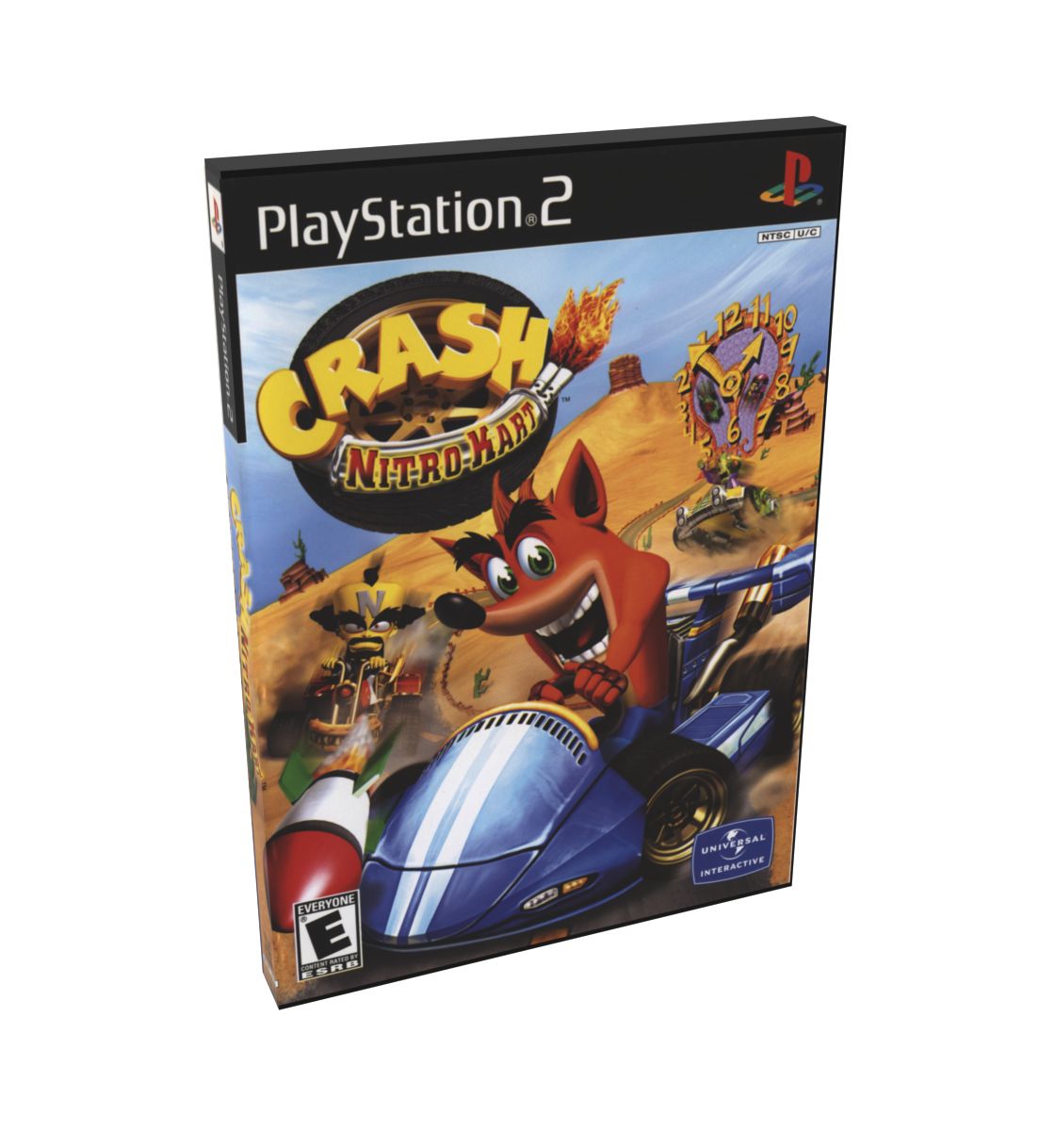 Crash Bandicoot Nitro Kart (Soundtrack) | NTSC | Playstation 2 | PS2 | En | Reproduction Case and Booklet - NO GAME