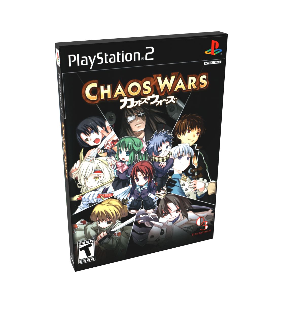 Chaos Wars | NTSC | Playstation 2 | PS2 | En | Reproduction Case and Booklet - NO GAME