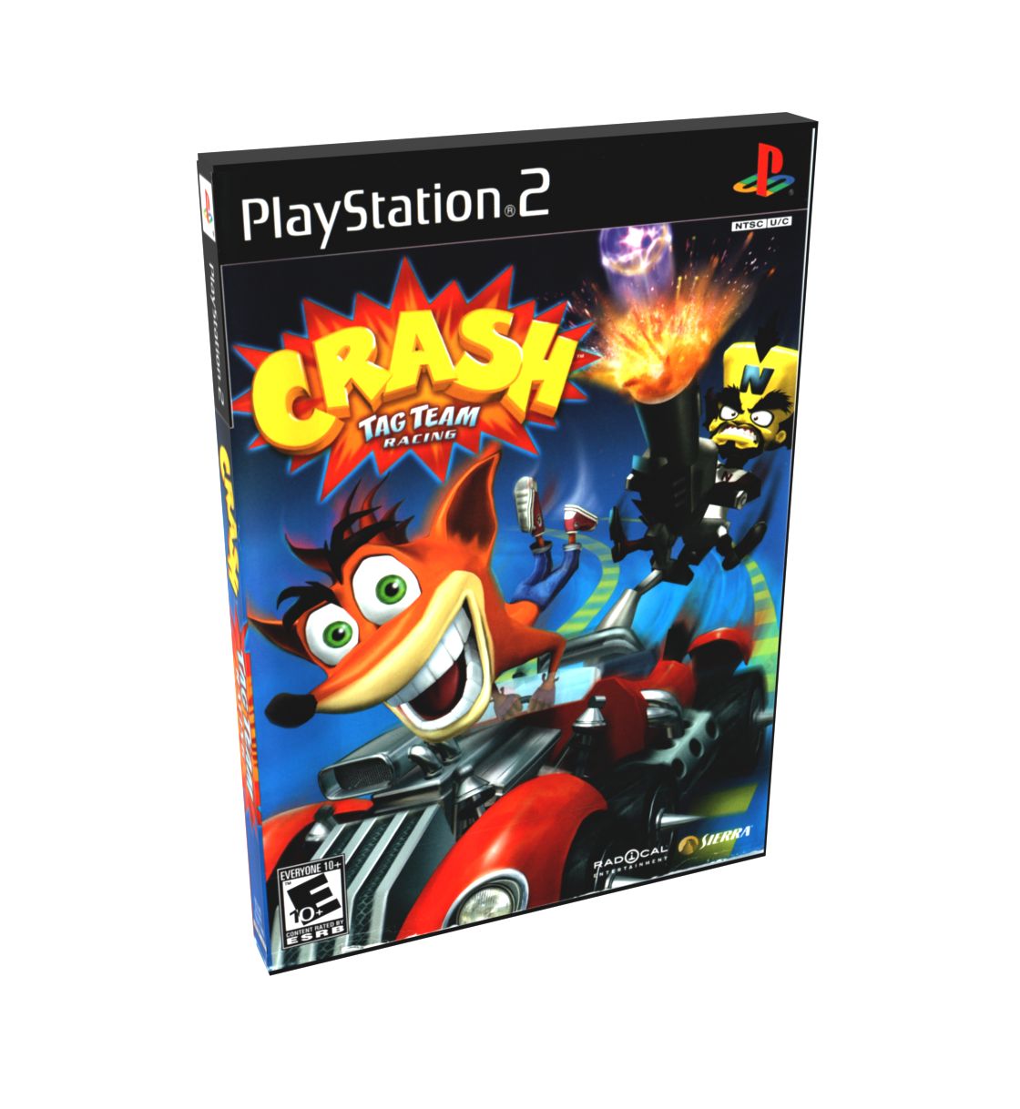 Crash Tag Team Racing | NTSC | Playstation 2 | PS2 | En | Reproduction Case and Booklet - NO GAME