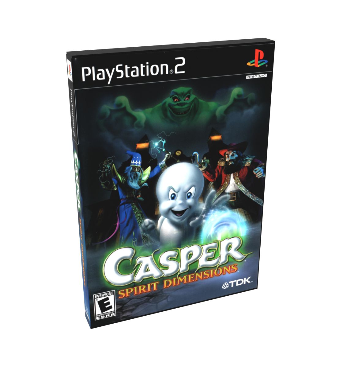 Casper Spirit Dimensions | NTSC | Playstation 2 | PS2 | En | Reproduction Case and Booklet - NO GAME