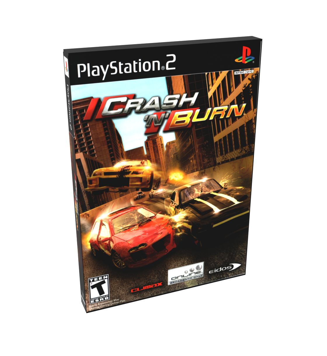 Crash &#39;N&#39; Burn | NTSC | Playstation 2 | PS2 | En | Reproduction Case and Booklet - NO GAME