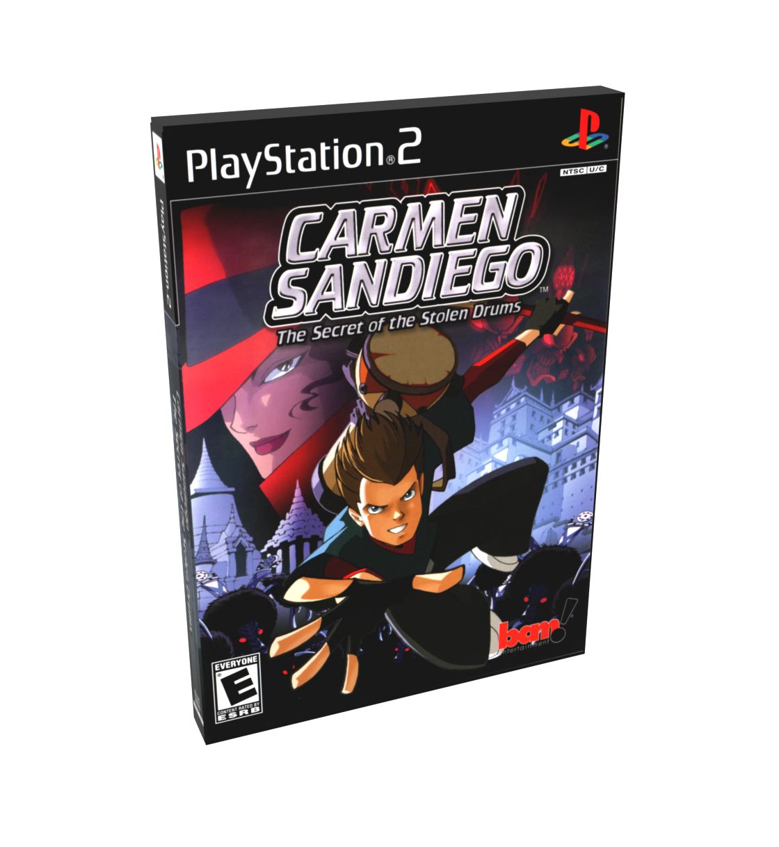 Carmen Sandiego The Secret of the Stolen Drums | NTSC | Playstation 2 | PS2 | En | Reproduction Case and Booklet - NO GAME