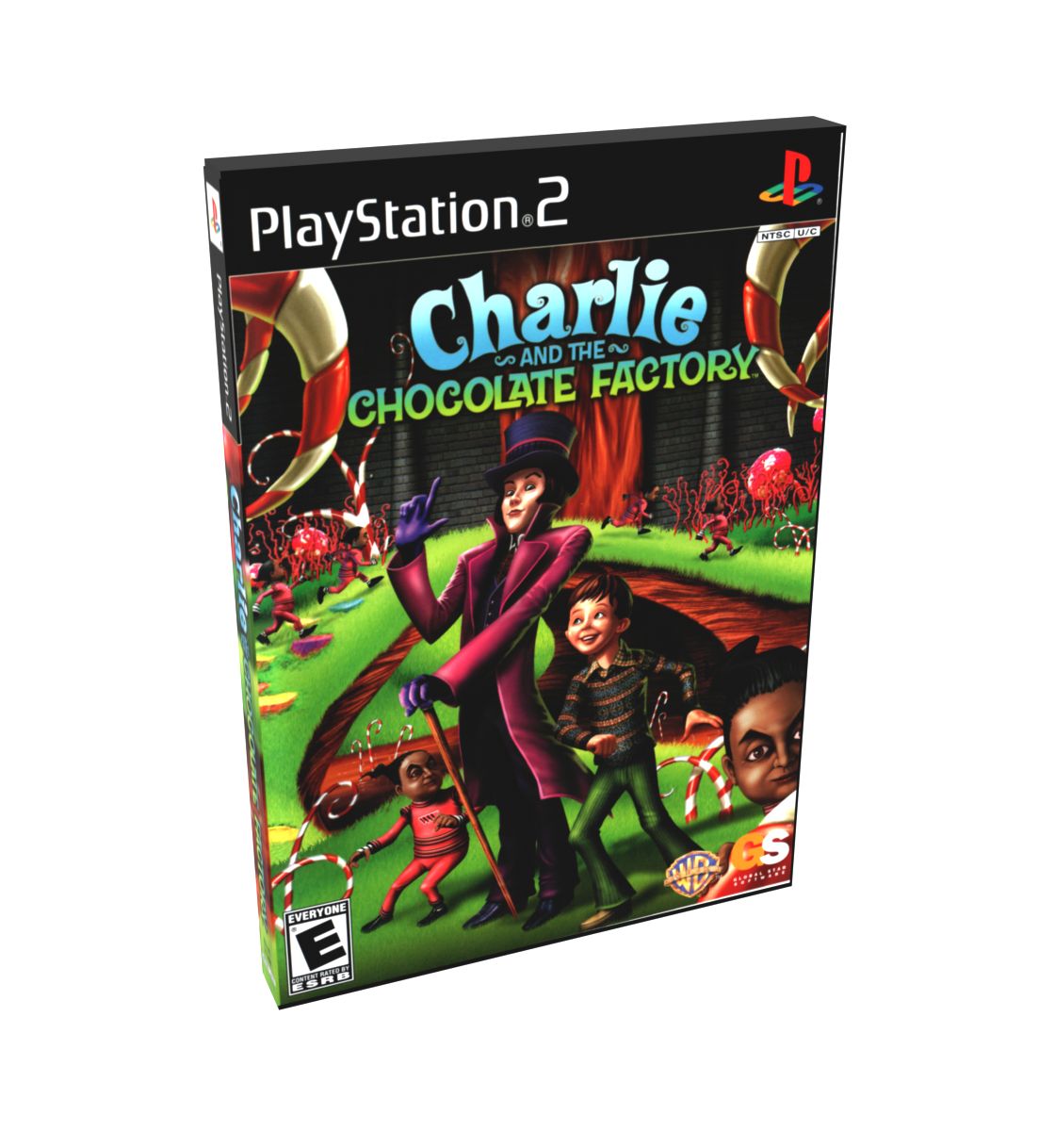 Charlie and the Chocolate Factory | NTSC | Playstation 2 | PS2 | En | Reproduction Case and Booklet - NO GAME