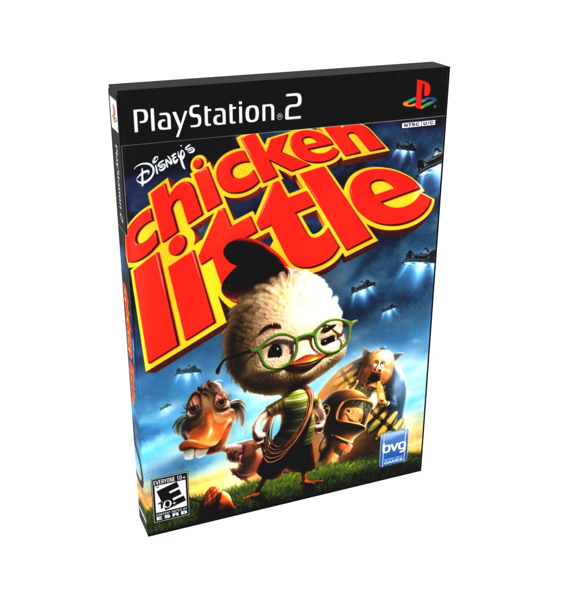 Chicken Little (Disney's) | NTSC | Playstation 2 | PS2 | En | Reproduction Case and Booklet - NO GAME