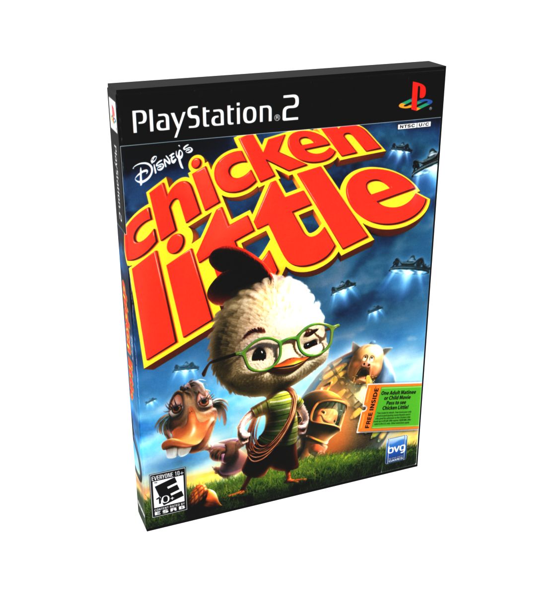 Chicken Little (Disney's) (Movie) | NTSC | Playstation 2 | PS2 | En | Reproduction Case and Booklet - NO GAME