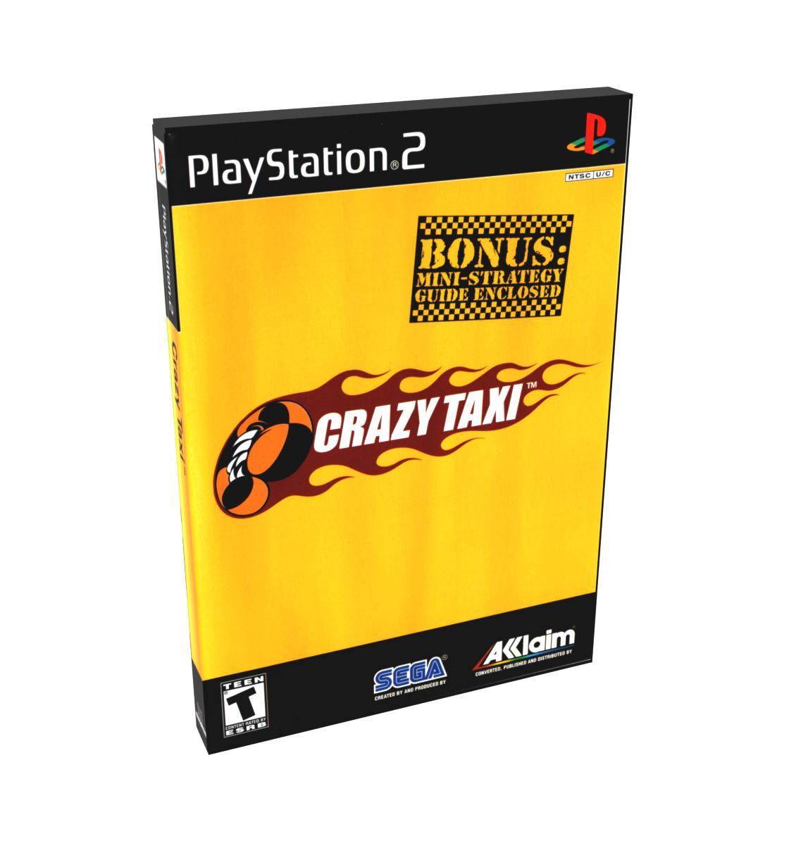 Crazy Taxi (Hint book) | NTSC | Playstation 2 | PS2 | En | Reproduction Case and Booklet - NO GAME