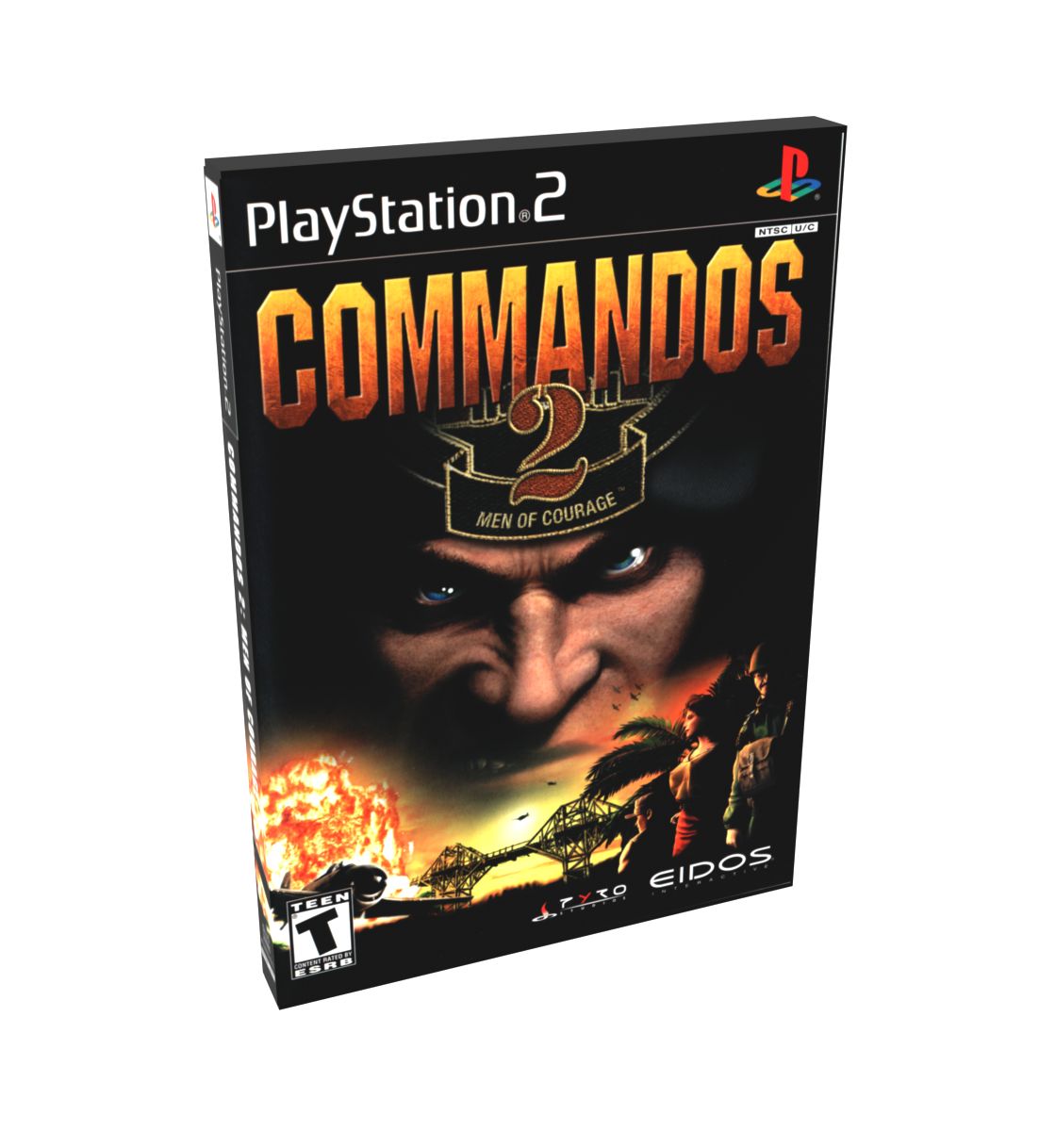 Commandos 2 Men of Courage | NTSC | Playstation 2 | PS2 | En | Reproduction Case and Booklet - NO GAME
