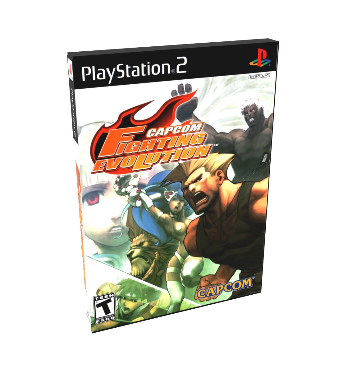 Capcom Fighting Evolution | NTSC | Playstation 2 | PS2 | En | Reproduction Case and Booklet - NO GAME