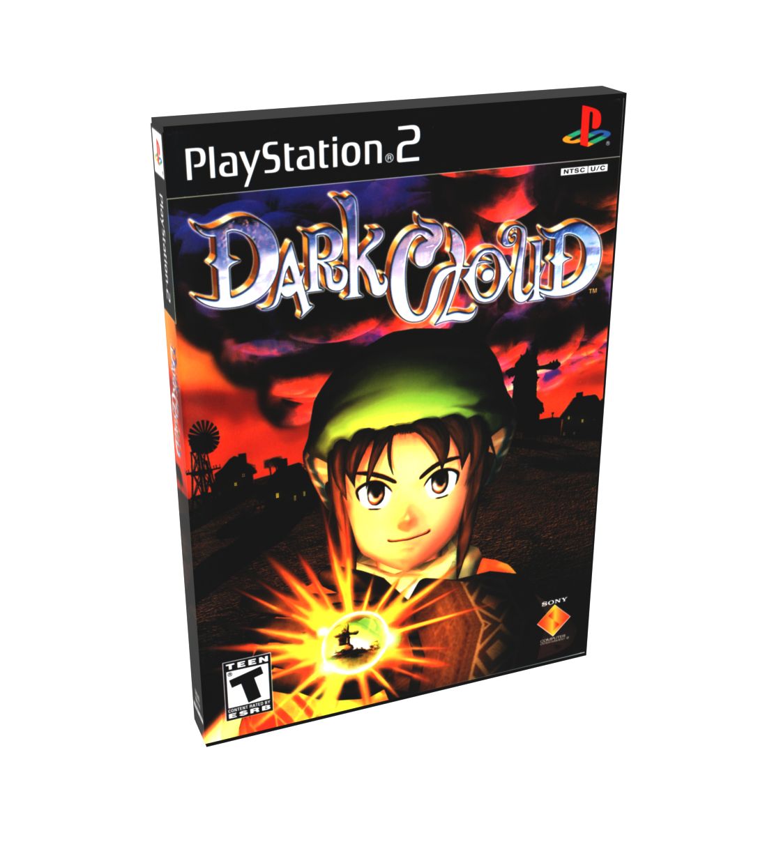 Dark Cloud | NTSC | Playstation 2 | PS2 | En | Reproduction Case and Booklet - NO GAME