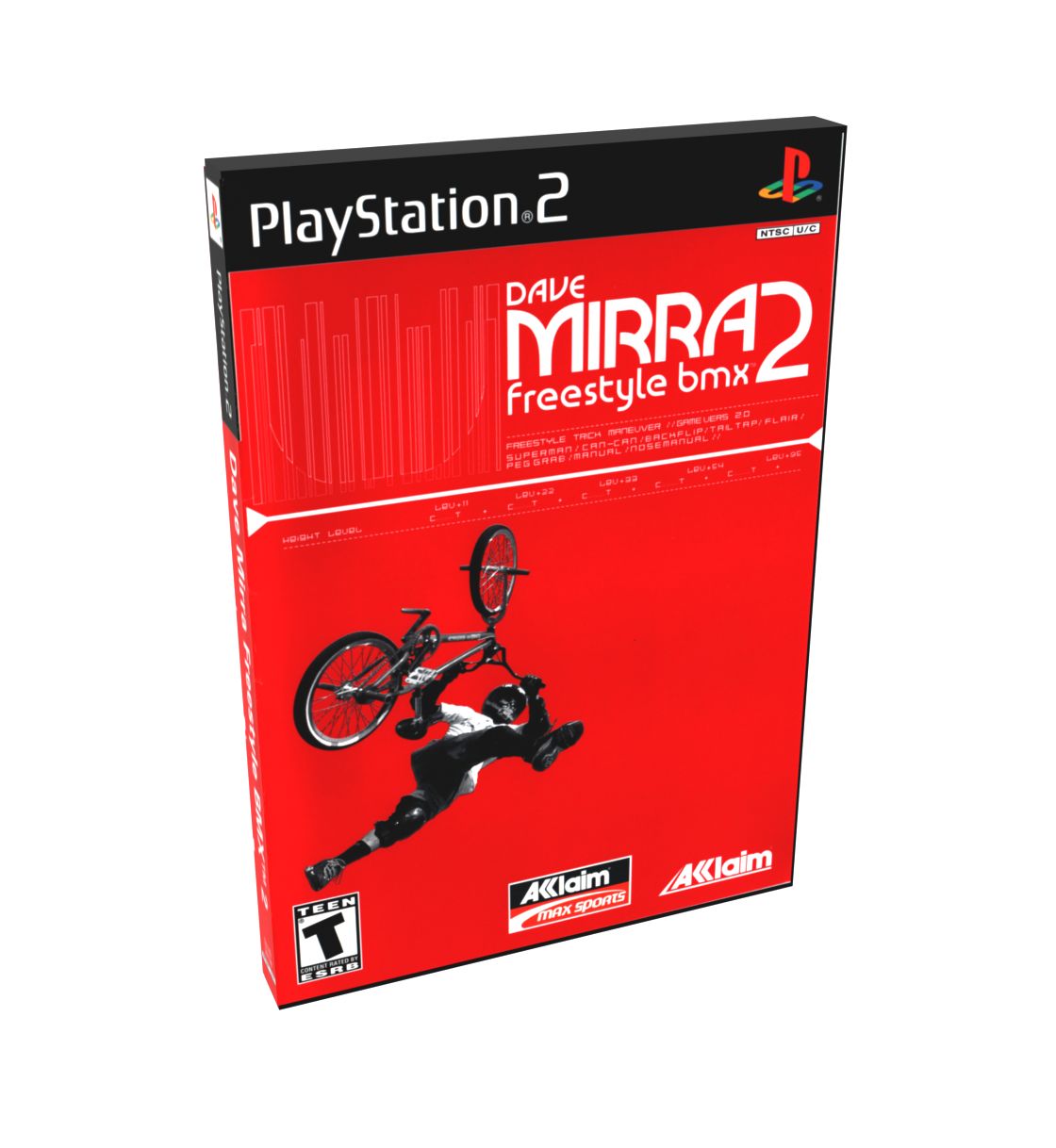 Dave Mirra Freestyle BMX 2 | NTSC | Playstation 2 | PS2 | En | Reproduction Case and Booklet - NO GAME