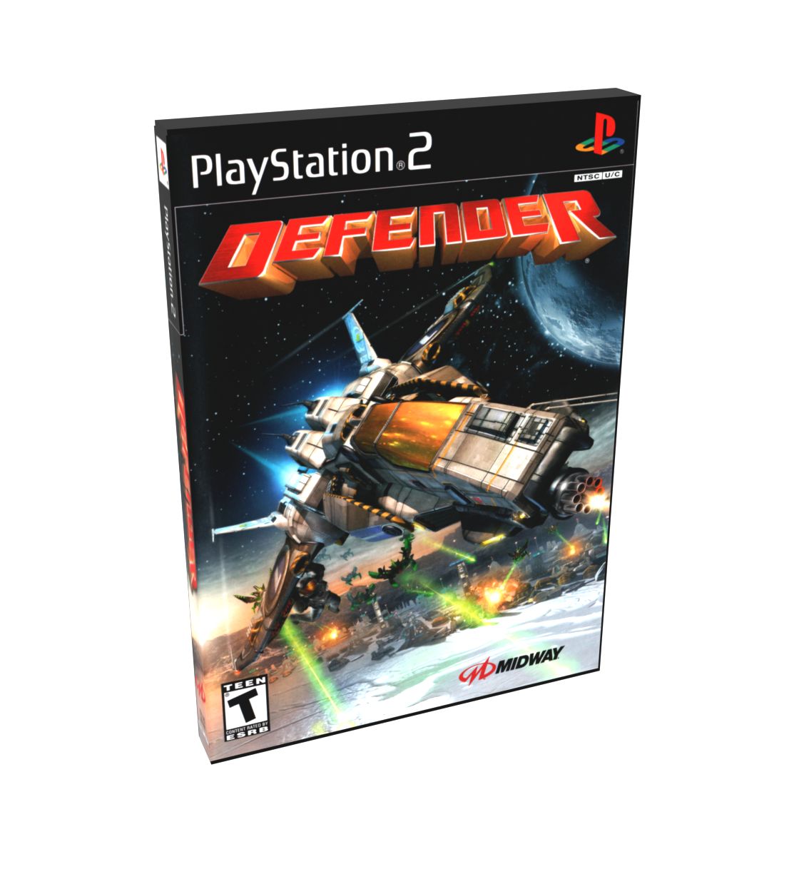 Defender | NTSC | Playstation 2 | PS2 | En | Reproduction Case and Booklet - NO GAME