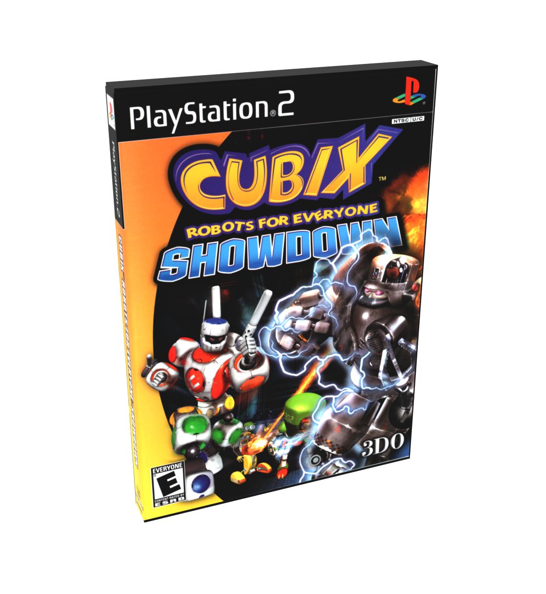 Cubix Robots For Everyone Showdown | NTSC | Playstation 2 | PS2 | En | Reproduction Case and Booklet - NO GAME