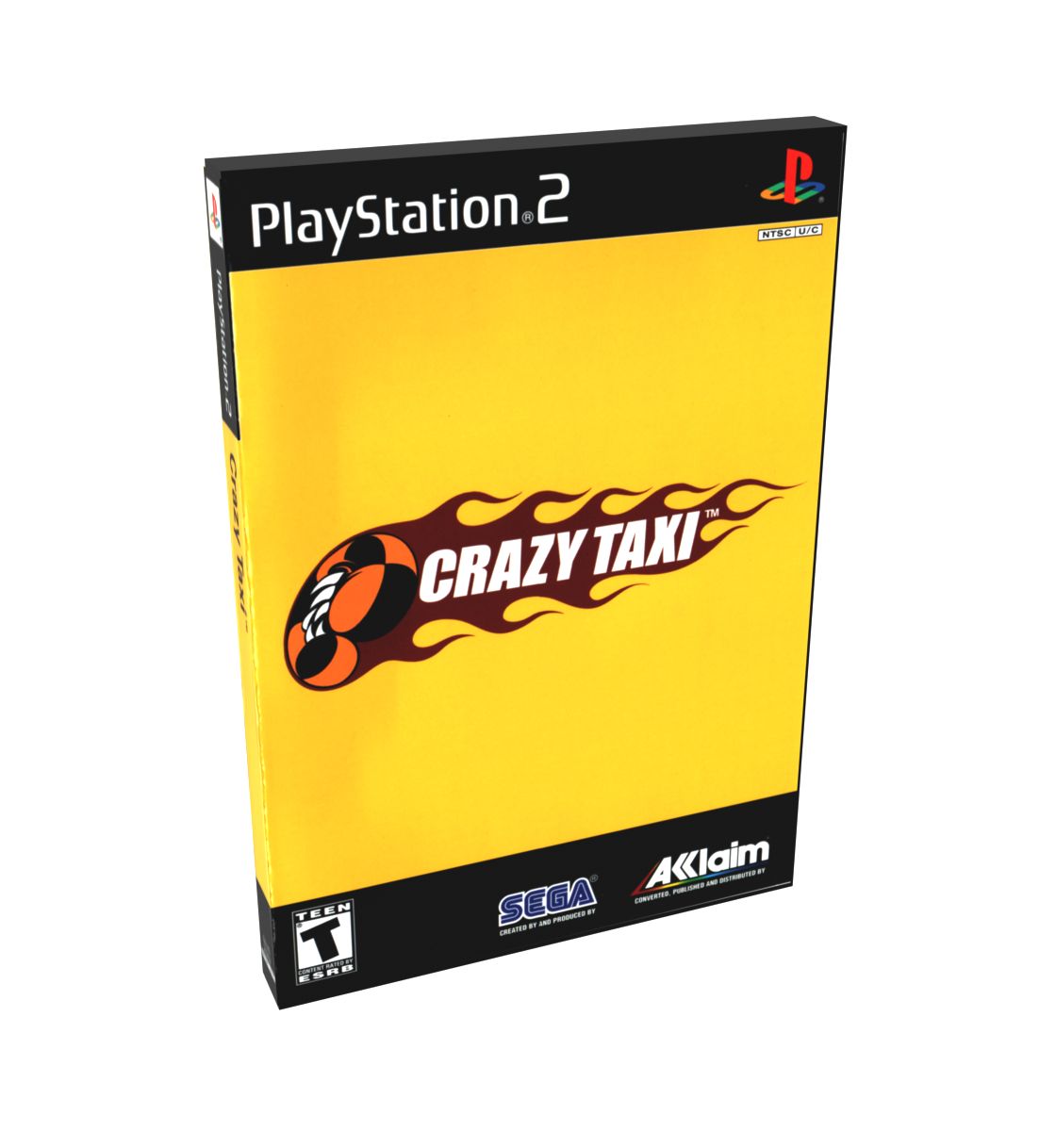 Crazy Taxi | NTSC | Playstation 2 | PS2 | En | Reproduction Case and Booklet - NO GAME
