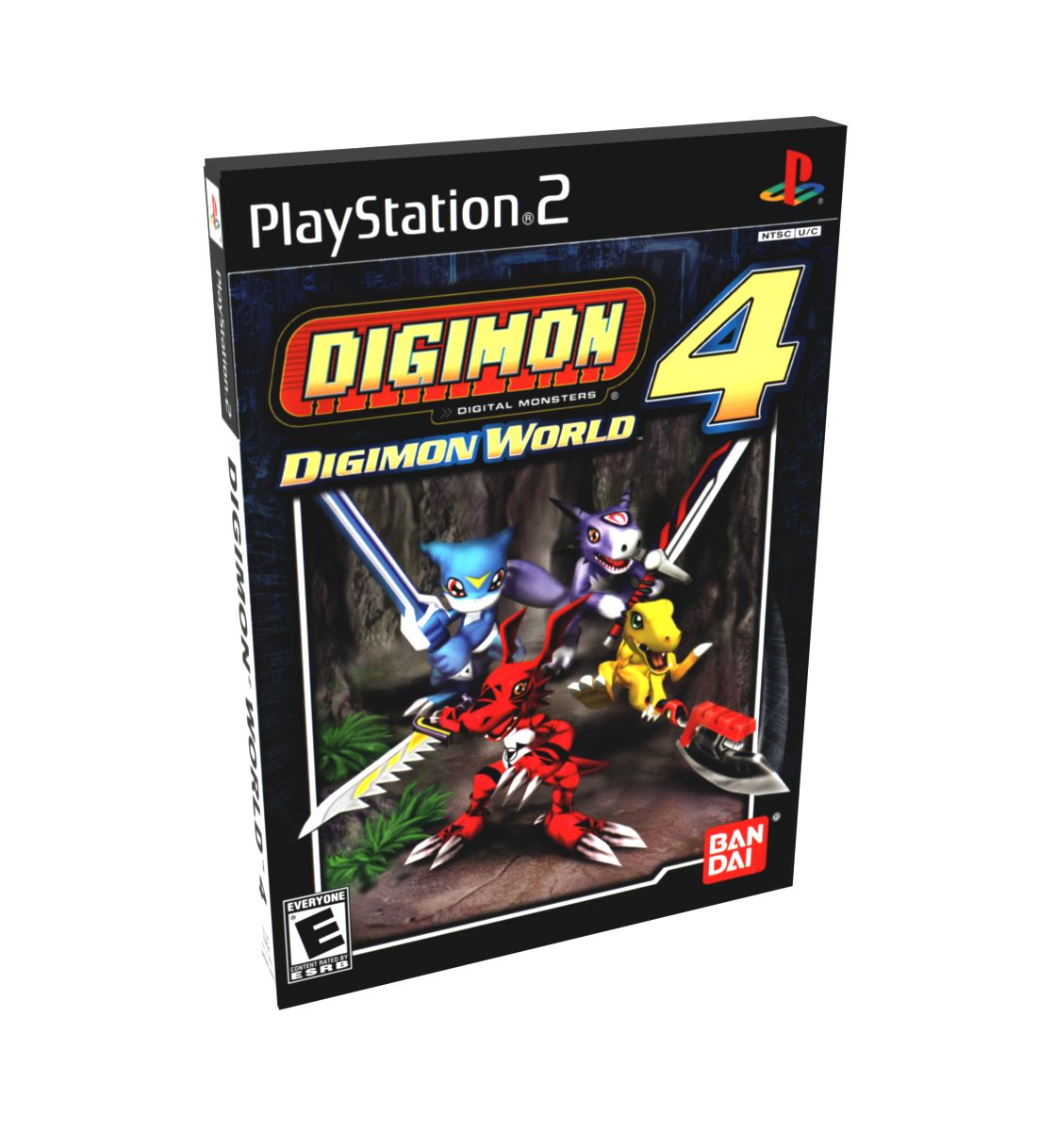 Digimon World 4 | NTSC | Playstation 2 | PS2 | En | Reproduction Case and Booklet - NO GAME