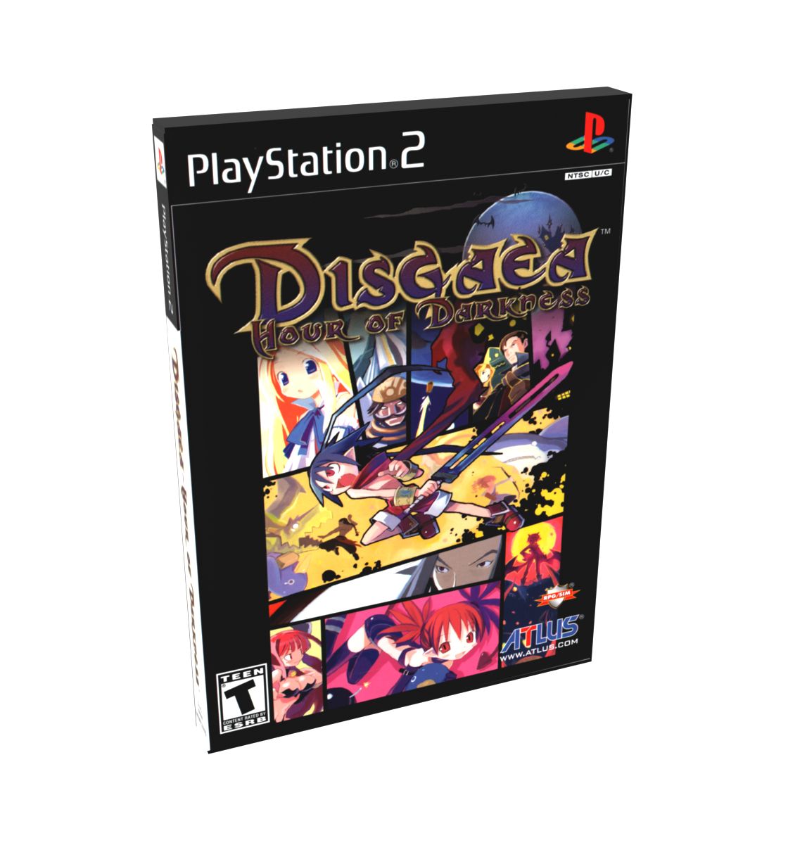 Disgaea Hour of Darkness | NTSC | Playstation 2 | PS2 | En | Reproduction Case and Booklet - NO GAME
