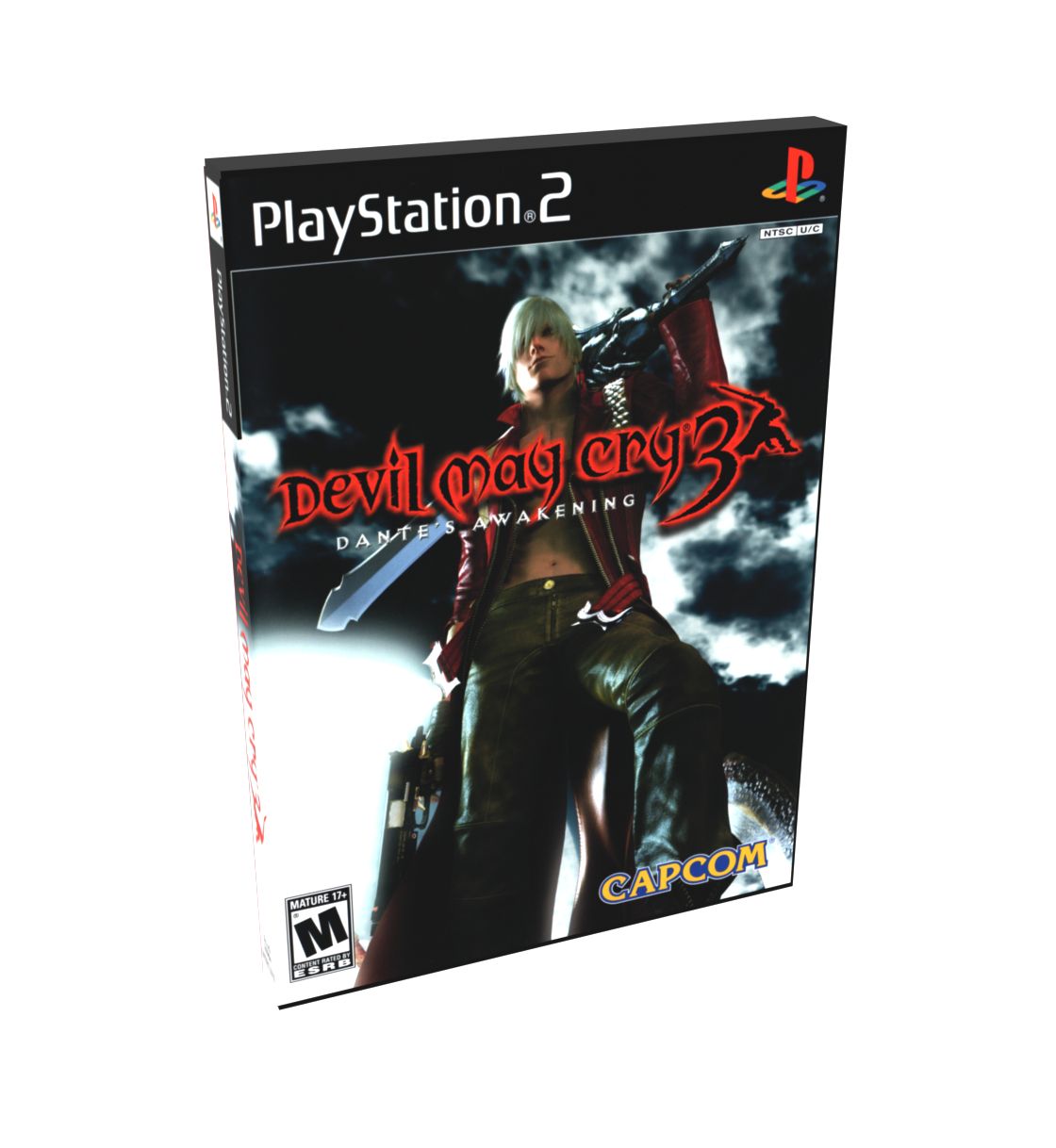 Devil May Cry 3 Dante&#39;s Awakening | NTSC | Playstation 2 | PS2 | En | Reproduction Case and Booklet - NO GAME